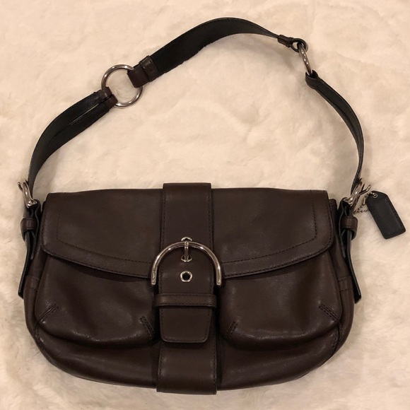 Coach Handbags - 🎈SALE 🎈Coach Brown Leather Saddle Bag